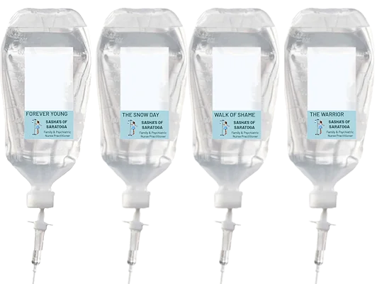 $225 IV Treatments - Forever Young, Snow Day, The Warrior, and/or Walk of Shame