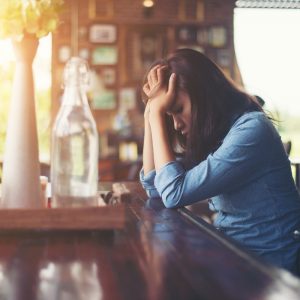 Woman with Headache