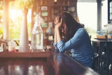 Woman with Headache